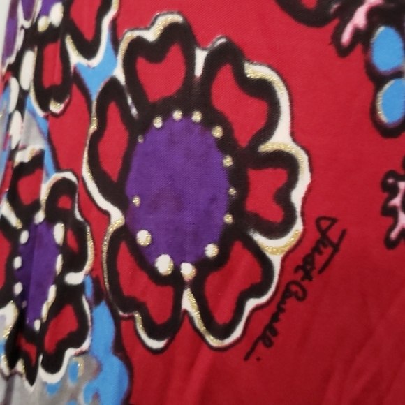 Cavalli Flower Print Dress 42/6 - Picture 8 of 9